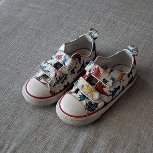 Dinasour velcro converse
